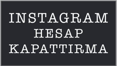 instagram hesap kapattırma